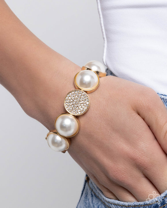 Believable Bling - Gold Bracelet - Paparazzi Accessories