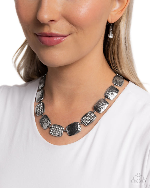 Brilliant Belonging - White Necklace - Paparazzi Accessories