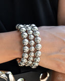 Refreshing Raindrops - Silver Bracelet - Paparazzi Accessories