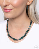 Fond Fashion - Green Necklace - Paparazzi Accessories