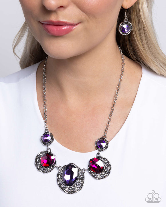 City Color - Purple Necklace - Paparazzi Accessories