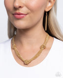 Copious Command - Gold Necklace - Paparazzi Accessories