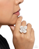 Unmatched Elegance - White Ring - Paparazzi Accessories