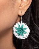 Dancing Daydream - Green Earrings - Paparazzi Accessories