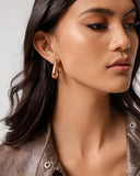 Malibu On My Mind - Gold Earrings - Paparazzi Accessories