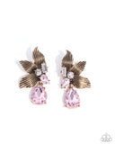 showstopping-symphony-pink-post earrings-paparazzi-accessories