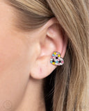 As Far As It GLOWS - Multi Cuff Earrings - Paparazzi Accessories