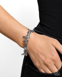 Candid Cowboy - Silver Bracelet - Paparazzi Accessories