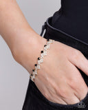 Fateful Finish - Black Bracelet - Paparazzi Accessories