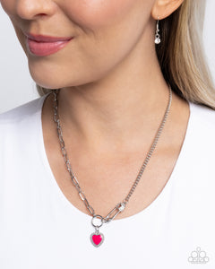 Valuable Valor - Pink Necklace - Paparazzi Accessories