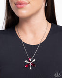 Potent Pattern - Pink Necklace - Paparazzi Accessories