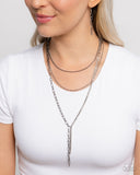 Ornate Obsession - White Necklace - Paparazzi Accessories