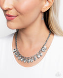 Vicious Vibrancy - White Necklace - Paparazzi Accessories