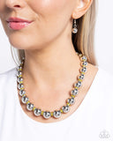 Color Closeness - Yellow Necklace - Paparazzi Accessories