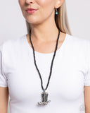 Stony Spur - Blue Necklace - Paparazzi Accessories