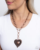 High Fidelity - Copper Necklace - Paparazzi Accessories