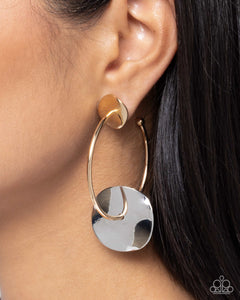 Textured Trouble - Multi Earrings - Paparazzi Accessories