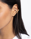 Take Flight - Gold Post Earrings - Paparazzi Accessories