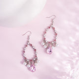 Baroness Behavior - Pink Earrings - Paparazzi Accessories