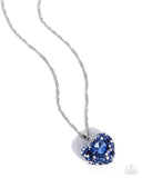 Best Of My Heart - Blue Necklace - Paparazzi Accessories