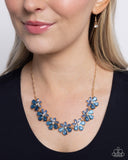 Consistent Chic - Blue Necklace - Paparazzi Accessories