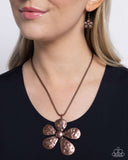 Gratifying Garden - Copper Necklace - Paparazzi Accessories