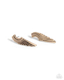 angelic-altitude-gold-post earrings-paparazzi-accessories