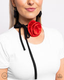 Rosette Reality - Red Necklace - Paparazzi Accessories