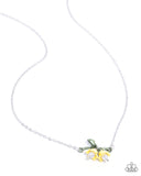 tulip-drops-yellow-necklace-paparazzi-accessories