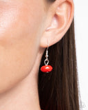 Trailblazing Triangle - Red Necklace - Paparazzi Accessories