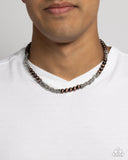 Chained Consistency - Multi Mens Necklace - Paparazzi Accessories