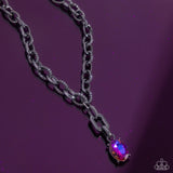 Refulgent Recognition - Purple Necklace - Paparazzi Accessories