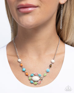 Enigmatic Ease - Multi Necklace - Paparazzi Accessories