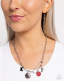 Trendy Trinket - Red Necklace - Paparazzi Accessories