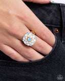 Cheers to Perfection - Blue Ring - Paparazzi Accessories