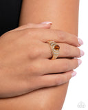 Dreaming of Decadence - Brown Ring - Paparazzi Accessories