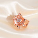 Floral Fact - Copper Ring - Paparazzi Accessories