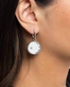 South Star - White Earrings - Paparazzi Accessories