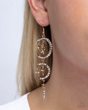 Celestial Cascade - Gold Earrings - Paparazzi Accessories