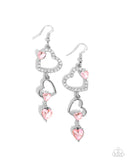 courting-cascade-pink-earrings-paparazzi-accessories