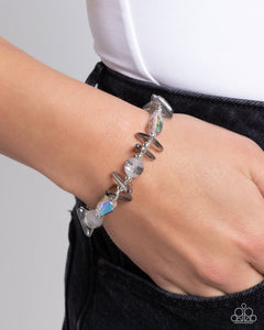 Reflective Ritardando - Silver Bracelet - Paparazzi Accessories