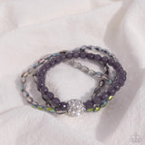 Beaded Boundary - Silver Bracelet - Paparazzi Accessories