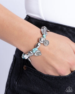 Rustic Rampage - Blue Bracelet - Paparazzi Accessories