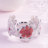 Floral Foundation - Pink Bracelet - Paparazzi Accessories