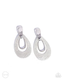 tattered-teardrop-silver-clip-on-paparazzi-accessories