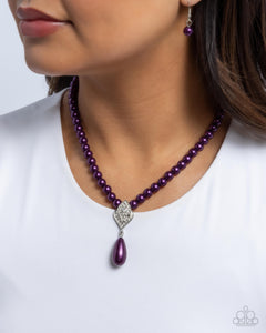 Eternal Elegance - Purple Necklace - Paparazzi Accessories