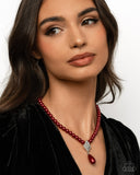 Eternal Elegance - Red Necklace - Paparazzi Accessories