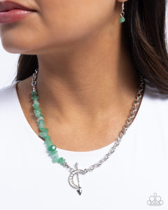 Chiseled Confidence - Green Necklace - Paparazzi Accessories