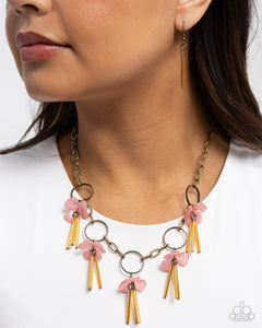 LEI of the Land - Brass Necklace - Paparazzi Accessories