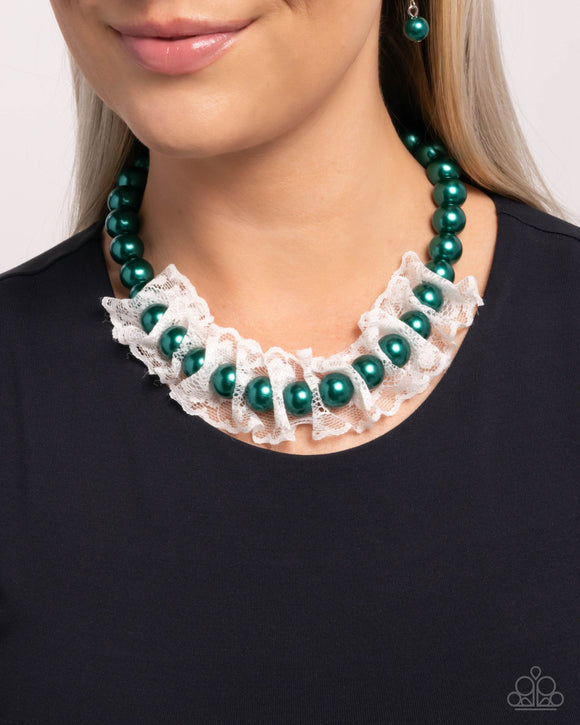 Distinguished Desire - Green Necklace - Paparazzi Accessories